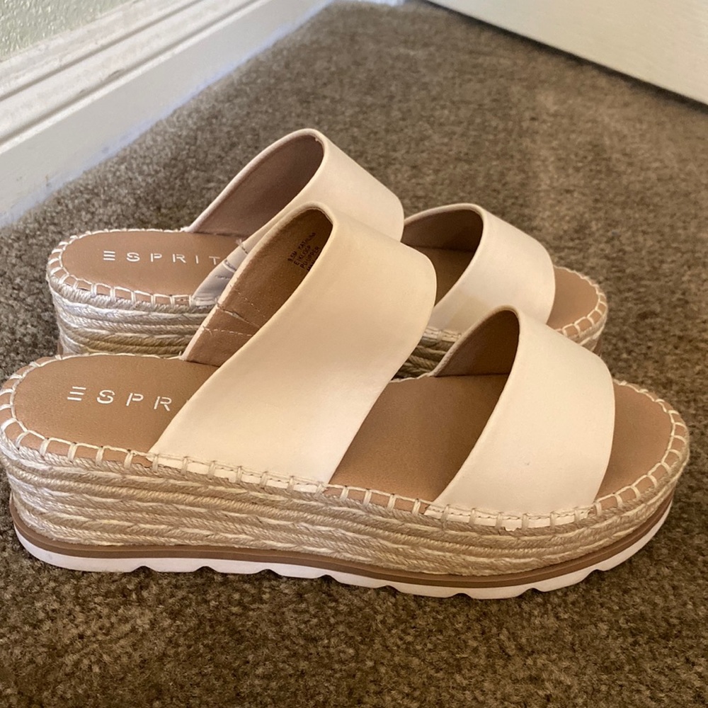 ESPRIT platform sandal size 10